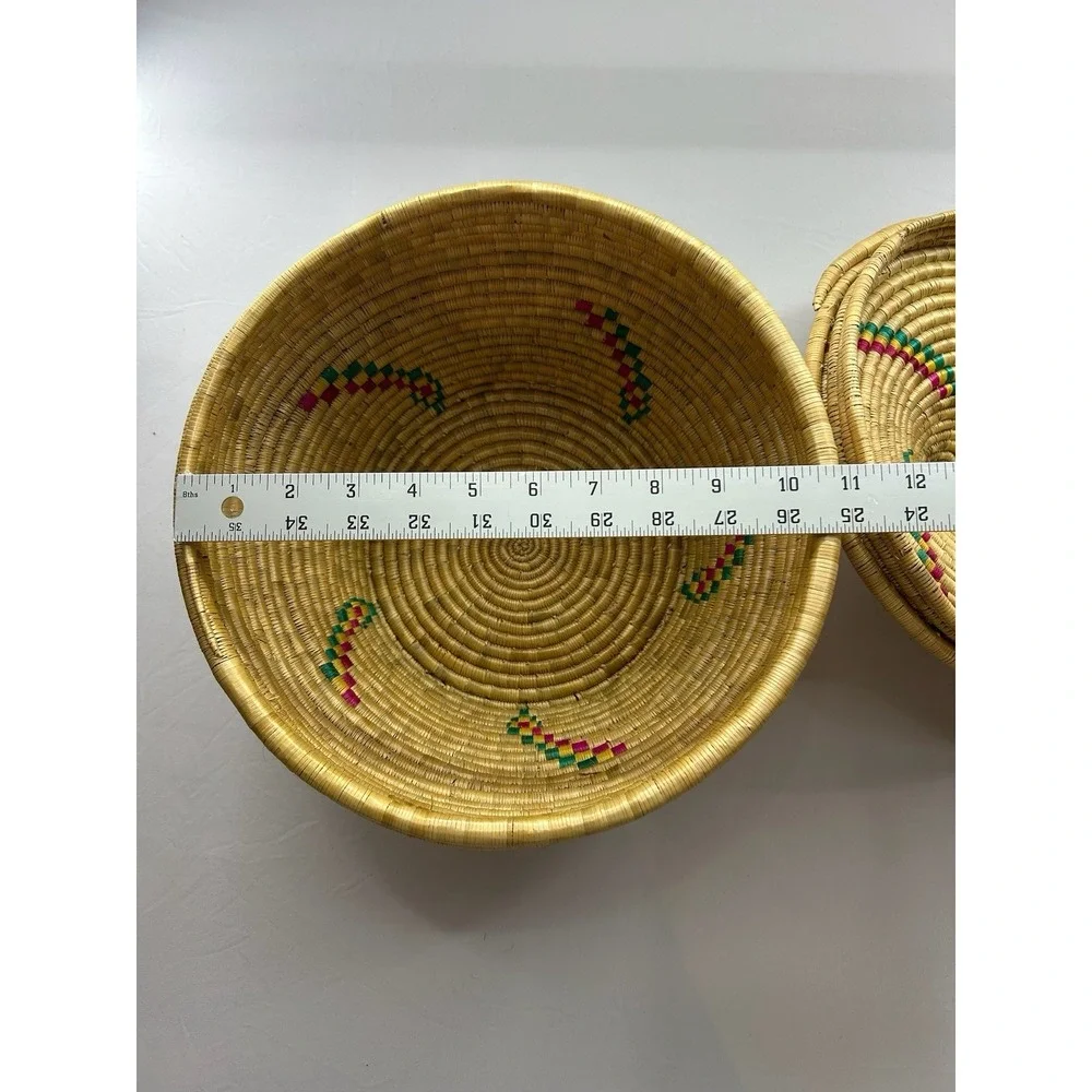 VTG Ethiopian Hand Woven Mesob Basket